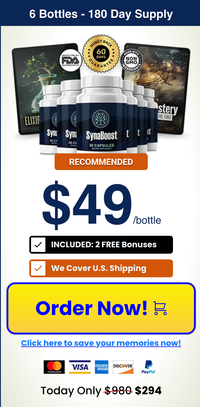 SynaBoost Buy 6 Bottles